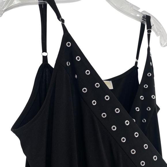 Michael Kors Grommet Embellished Black Maxi Dress - Picture 11 of 12